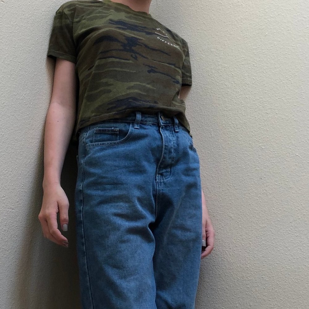 Camo: Make the Difference Crop Tee